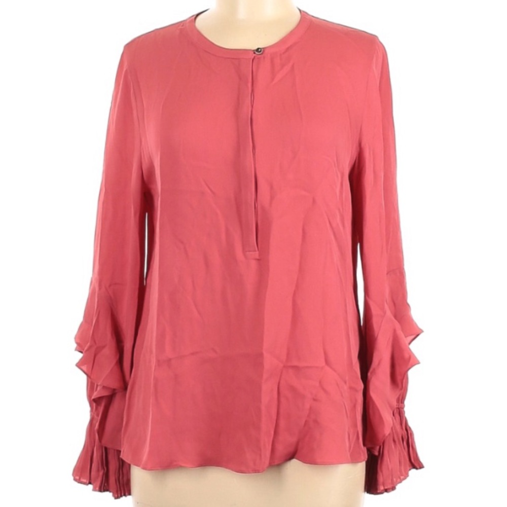 Kobi Halperin Long Sleeve Silk Top